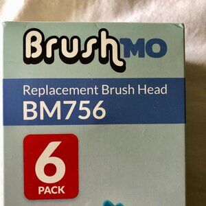 Brushmo Replacement Brush Heads BM756 Six Brushes / FREE SHIPPING